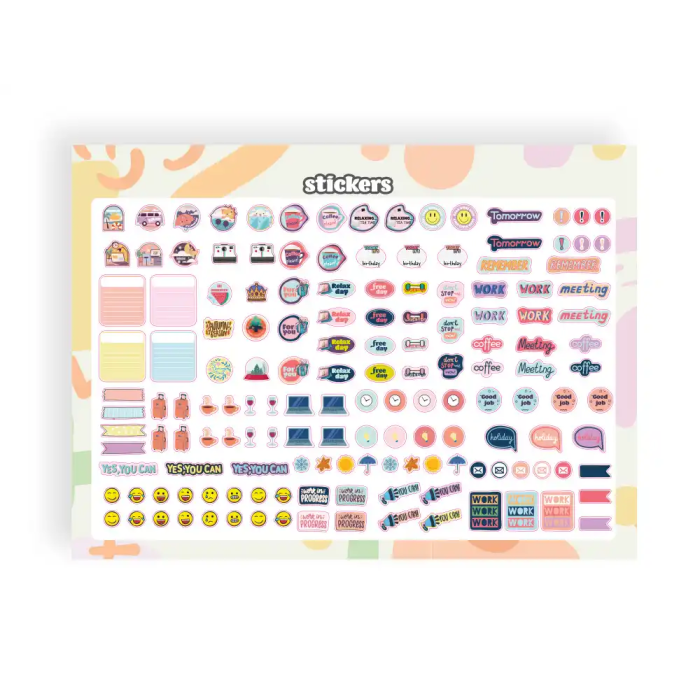 Liderpapel Planning Semanal Joven 2026 29,7x21 cm Din A4 con Pegatinas Papel 104 gr 3