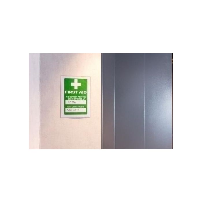 Funda Porta Carteles Tarifold Kang Easy Load A4 Removible Paquete De 5