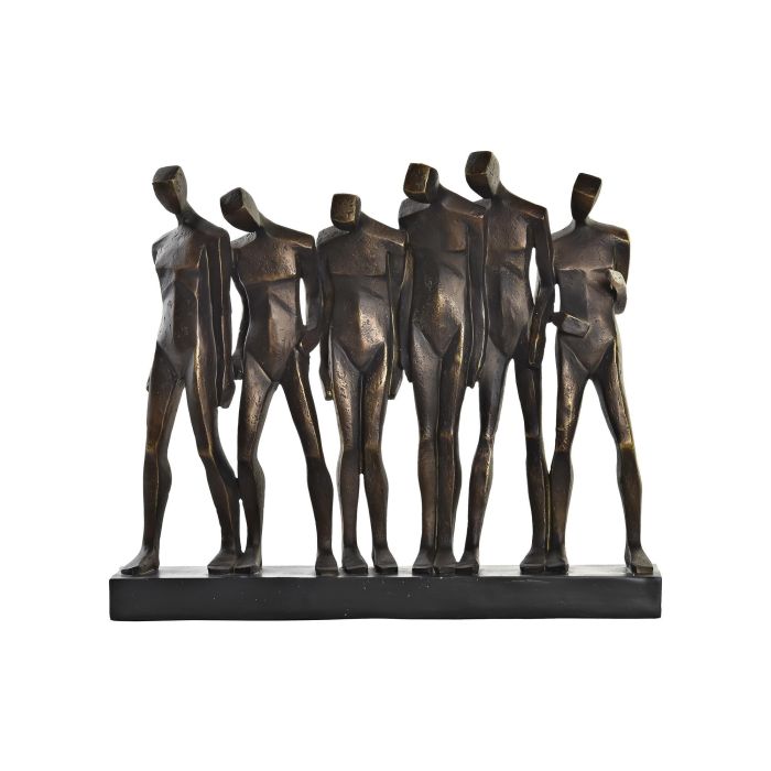 Figura Moderno DKD Home Decor Negro Cobrizo 10.5 x 34.5 x 40 cm