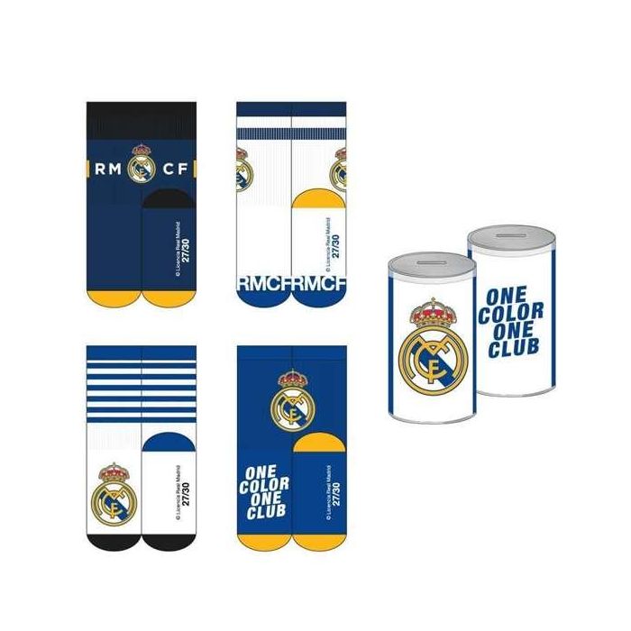 Pack calcetines 4 piezas real madrid t.35/38 0 Pack calcetines 4 piezas real madrid t.35/38 0