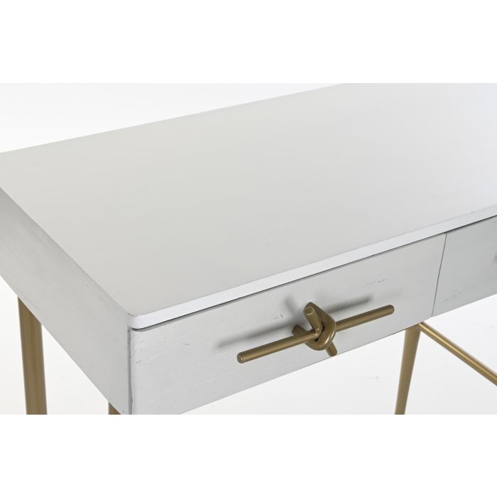 Consola DKD Home Decor Blanco Multicolor Dorado Metal Hierro Madera de mango 30 x 40 cm 90 x 45 x 74 cm 1 Consola DKD Home Decor Blanco Multicolor Dorado Metal Hierro Madera de mango 30 x 40 cm 90 x 45 x 74 cm 1