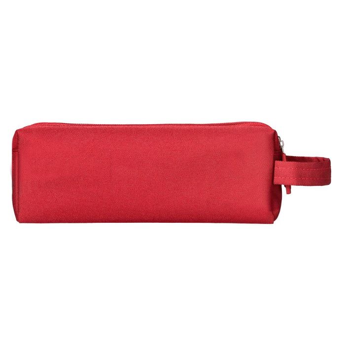 Estuche Portatodo Liderpapel Classic Rectangular Con Asa 2 Cremalleras 210 X80 mm Rojo 3