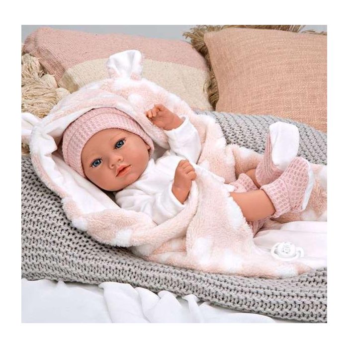 Muñeca elegance 38 cm aria rosa c/ manta (muñeco de peso) (cuerpo vinyl, sexo niña) 10 Muñeca elegance 38 cm aria rosa c/ manta (muñeco de peso) (cuerpo vinyl, sexo niña) 10