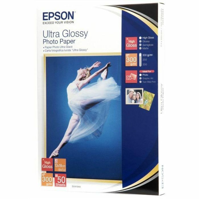 Epson Papel Ultra Glossy Photo Paper 13x18 300 gr. 50Hojas