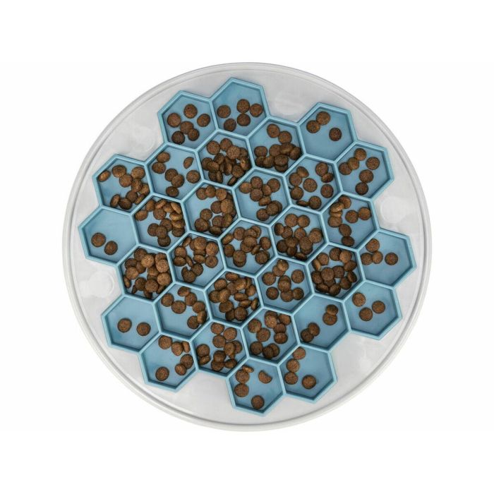 Comedero para Mascotas Trixie Azul Gris Caucho TPE Plástico TPR Ø 30 cm 8