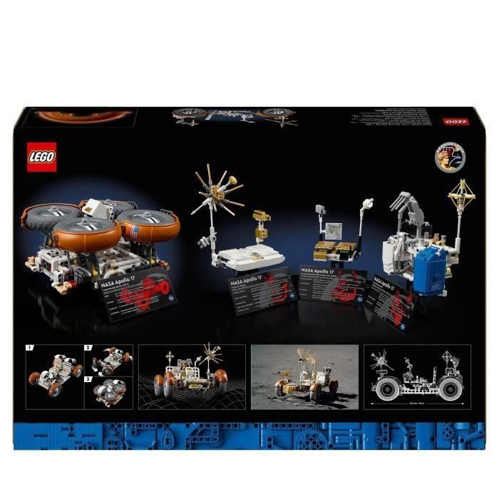 LEGO Technic 42182 Vehículo de exploración lunar Apollo de la NASA - LRV Space Rover Adultos 5