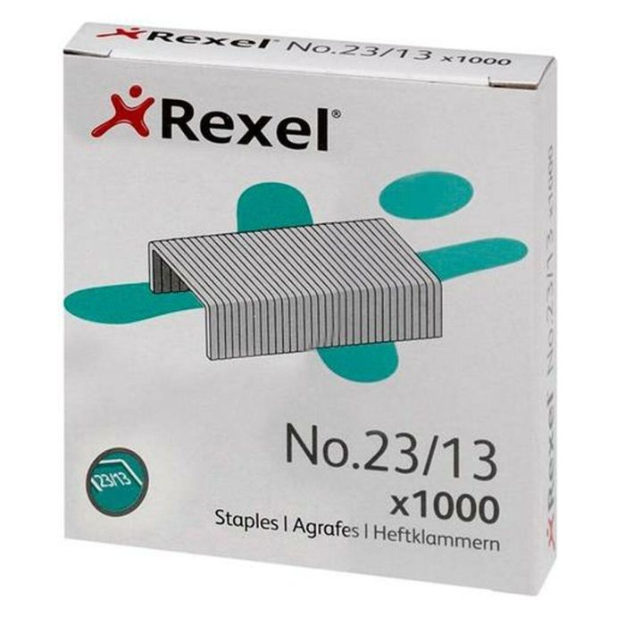 Grapas Rexel 1000 Piezas 23/13 (20 Unidades) 1