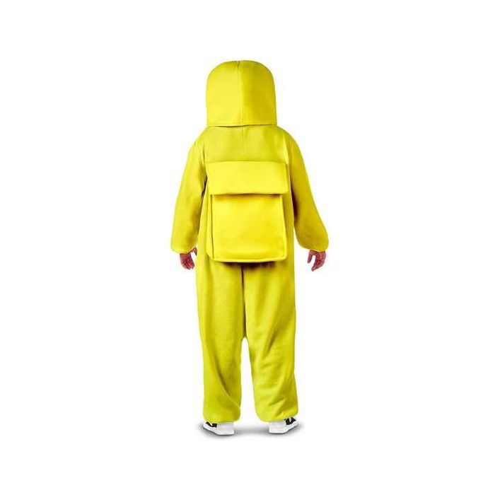 Disfraz among us impostor yellow XL (escafandra y traje con cremallera y bolsillos) 3 Disfraz among us impostor yellow XL (escafandra y traje con cremallera y bolsillos) 3