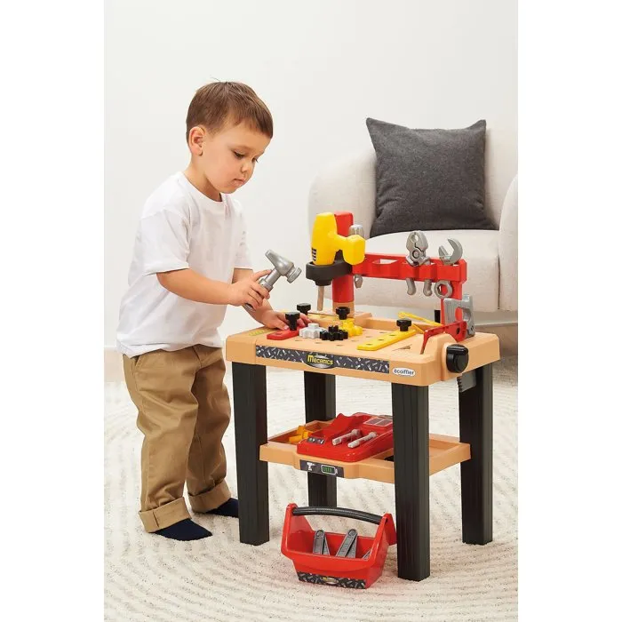 Ecoiffier Banco de trabajo grande con 28 accesorios - A partir de 18 meses 2