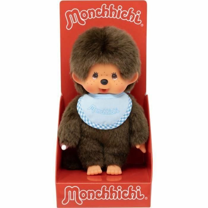 Mono de peluche BANDAI Monchhichi Bib Azul Cielo 20 cm 1 Mono de peluche BANDAI Monchhichi Bib Azul Cielo 20 cm 1