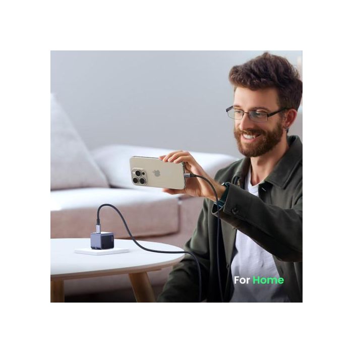 UGREEN 35041 Nexode S Cargador Rápido USB-C GaN de 30W para Teléfono Móvil, Batería Portátil, Teléfono Gris 10 UGREEN 35041 Nexode S Cargador Rápido USB-C GaN de 30W para Teléfono Móvil, Batería Portátil, Teléfono Gris 10