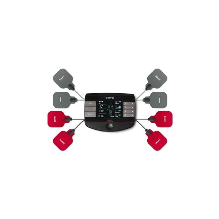Beurer EM-89 Electroestimulador Digital con Función de Calor y 8 Electrodos para Regeneración Muscular y Relajación 6
