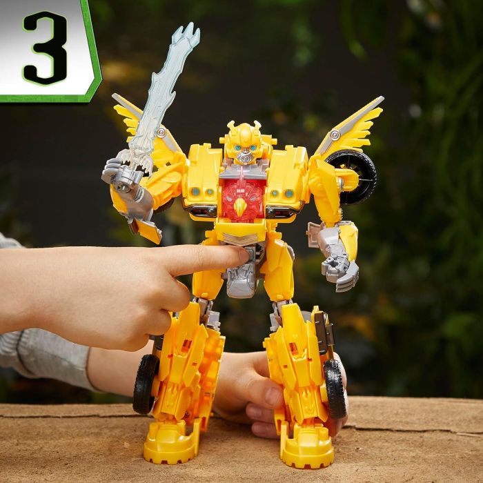 Hasbro Transformers: El Despertar de las Bestias Figura Bumblebee Modo Águila Robot Vehículo Bestia 3 en 1 5