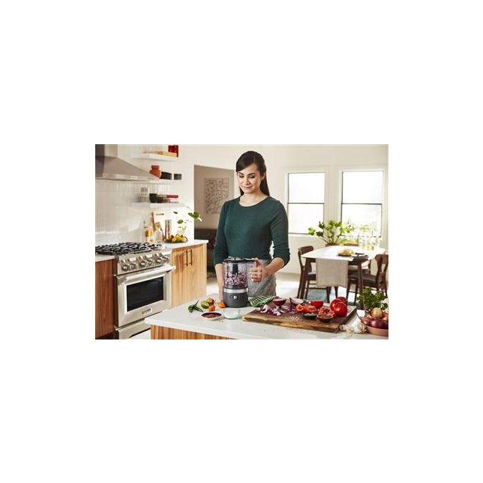 Kitchenaid 5KFCB519 EDG Picadora de Alimentos Inalámbrica Gris Marengo con Batería de 12V y Bol de 1.18L 11 Kitchenaid 5KFCB519 EDG Picadora de Alimentos Inalámbrica Gris Marengo con Batería de 12V y Bol de 1.18L 11
