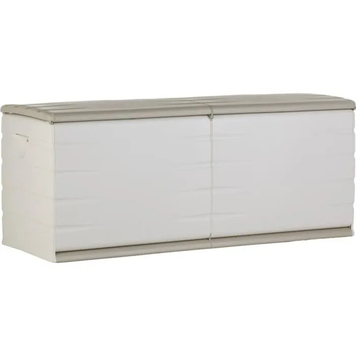 Plastiken 450L Caja con Cerradura Funcional y Estética Interior/Exterior con Ruedas Beige para Almacenamiento Multiusos 0 Plastiken 450L Caja con Cerradura Funcional y Estética Interior/Exterior con Ruedas Beige para Almacenamiento Multiusos 0