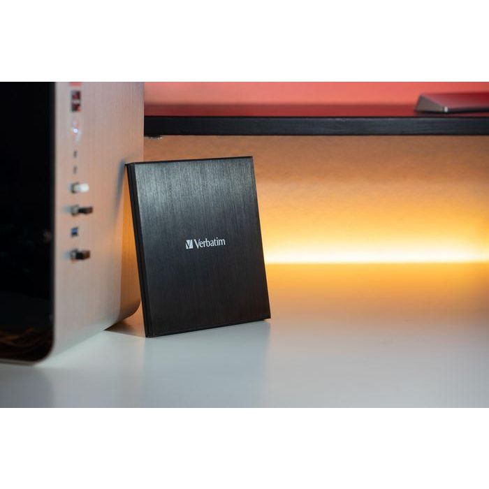 Verbatim Grabadora Externa CD/DVD Slim USB-C Negra 4
