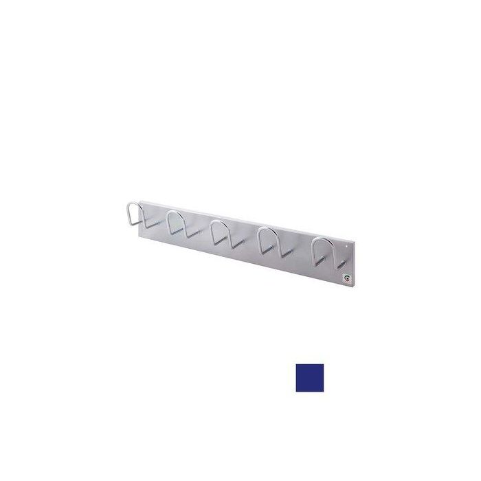 Perchero Pared Clindro H-15 5 Colgadores Azul