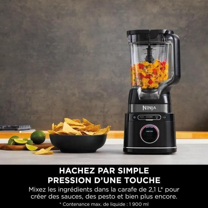 Ninja BATIDORA VASO DETECT DUO BLENDSENSE AUTOMATICA 2 en 1 con Tecnología BlendSense™, 1200W, Jarra 2.1L y Vaso 700ml 2