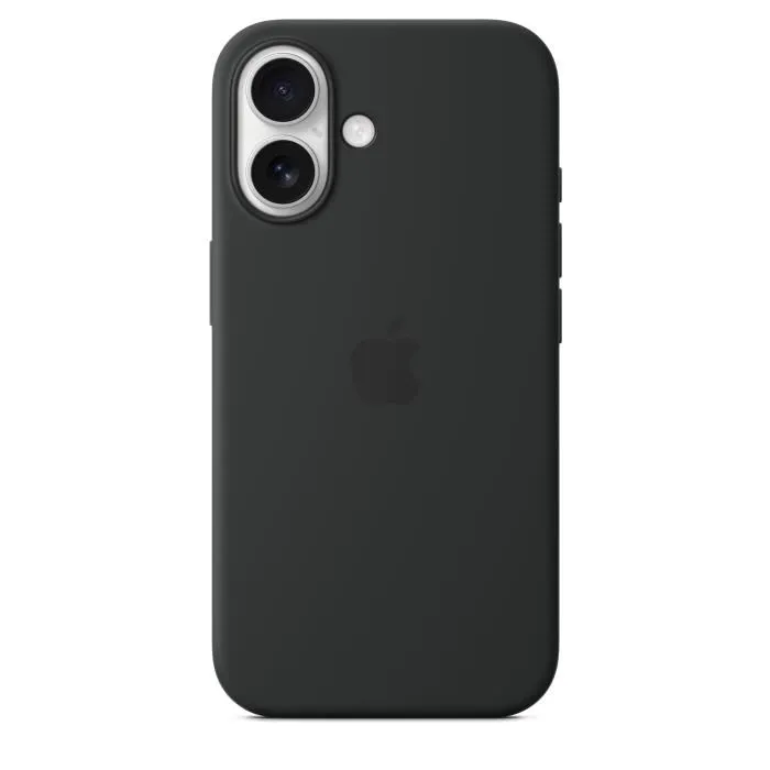 Apple iPhone 16 Funda de Silicona con MagSafe Negra 3