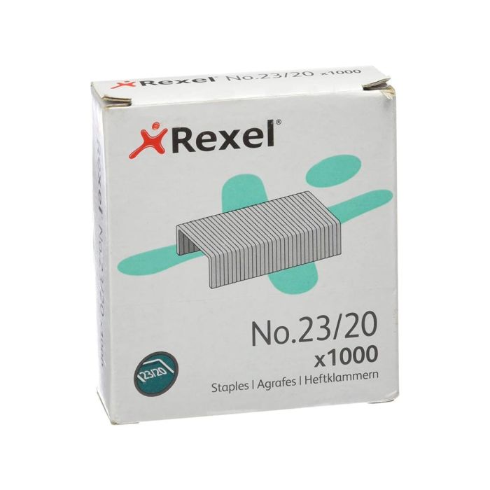 Grapas Rexel 23-20 Acero Caja 1000 Unidades 1