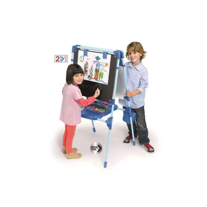 Pizarra 2 en 1 magnetica y para tizas 63x60x120 cm incluye 64 piezas 10 Pizarra 2 en 1 magnetica y para tizas 63x60x120 cm incluye 64 piezas 10