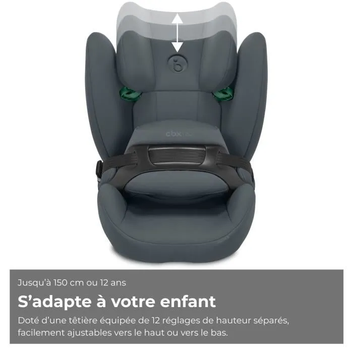 CBX by CYBEX Silla de coche Gr. 1/2/3 Pallas B i-Size Gris Adoquín-Gris Oscuro Gris CBX by CYBEX Silla de coche Gr. 1/2/3 Pallas B i-Size Gris Adoquín-Gris Oscuro Gris
