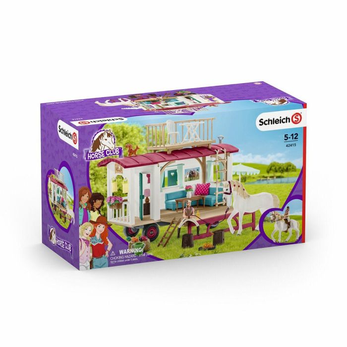 Schleich Caravana de reunión secreta HORSE CLUB - Figuras pintadas a mano para niños de 3 años 5 Schleich Caravana de reunión secreta HORSE CLUB - Figuras pintadas a mano para niños de 3 años 5