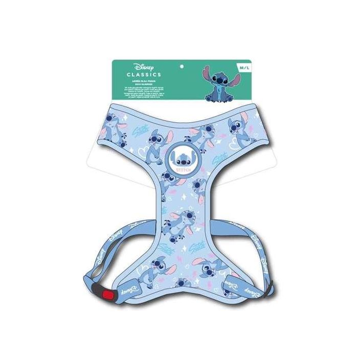 Cerdá t4m:m/l Arnés para perros Stitch Talla M-L Azul Claro 0 Cerdá t4m:m/l Arnés para perros Stitch Talla M-L Azul Claro 0