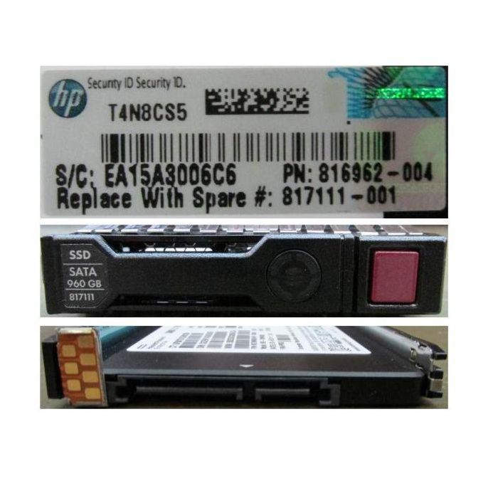 Hewlett Packard Enterprise Unidad de Disco Duro 960GB 2.5" SATA III MU SFF SC para Servidores HPE de Nivel Empresarial