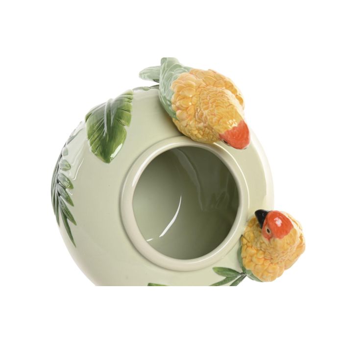 Jarron Tropical DKD Home Decor Verde 16 x 37 x 21 cm 2