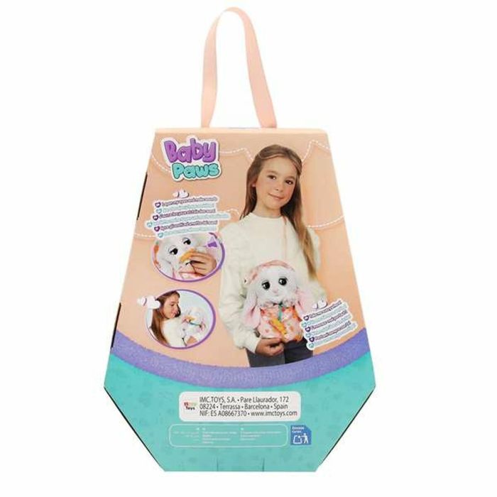Imc Toys Peluche cachorro Bunny Baby Paws con sonido y bolsa transportable personalizada para +3 años 3 Imc Toys Peluche cachorro Bunny Baby Paws con sonido y bolsa transportable personalizada para +3 años 3