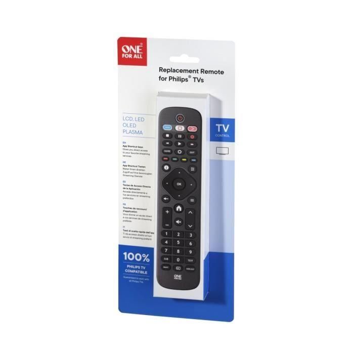 Mando a Distancia One For All URC4913 Reemplazo para TV Philips VER.2021 - Compatible con LCD, LED, Plasma, Ambilight 2 Mando a Distancia One For All URC4913 Reemplazo para TV Philips VER.2021 - Compatible con LCD, LED, Plasma, Ambilight 2