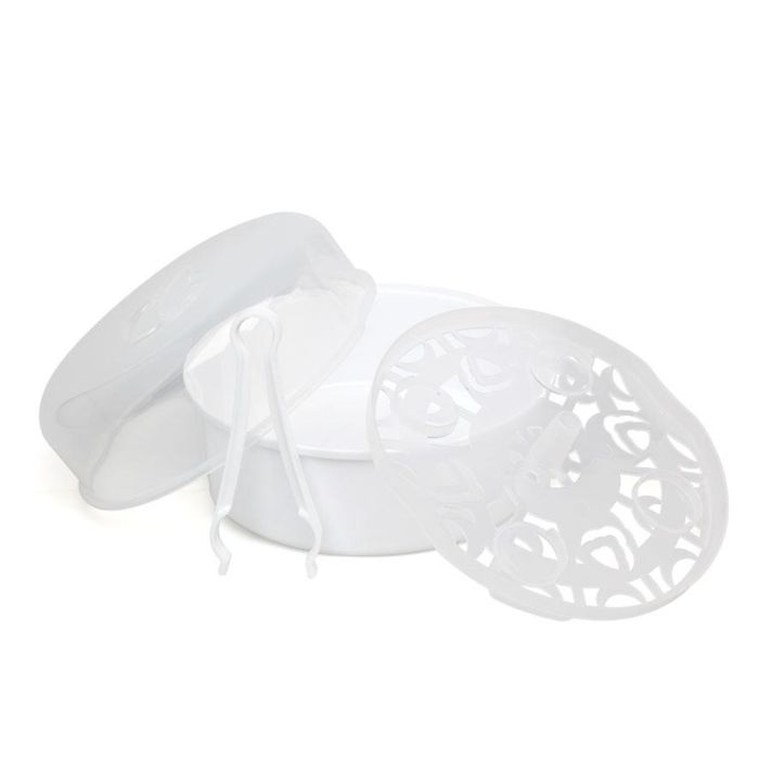 KioKids Esterilizador Microondas Con Pinzas, Capacidad Múltiple, 5-8 Minutos, +0 Meses 3 KioKids Esterilizador Microondas Con Pinzas, Capacidad Múltiple, 5-8 Minutos, +0 Meses 3