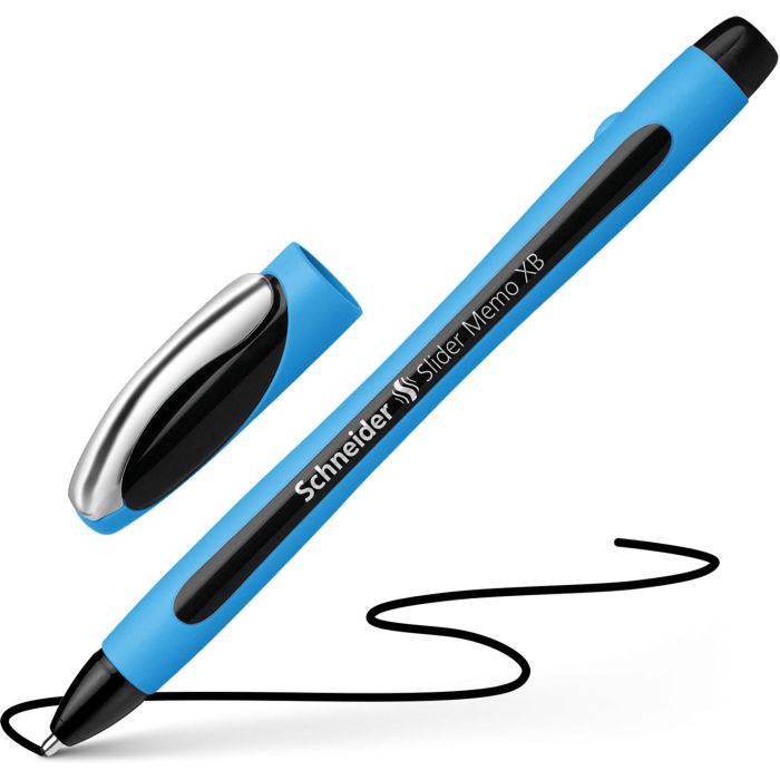 Bolígrafo Schneider Slider Memo XB Azul Negro Caucho (10 Unidades) 0 Bolígrafo Schneider Slider Memo XB Azul Negro Caucho (10 Unidades) 0