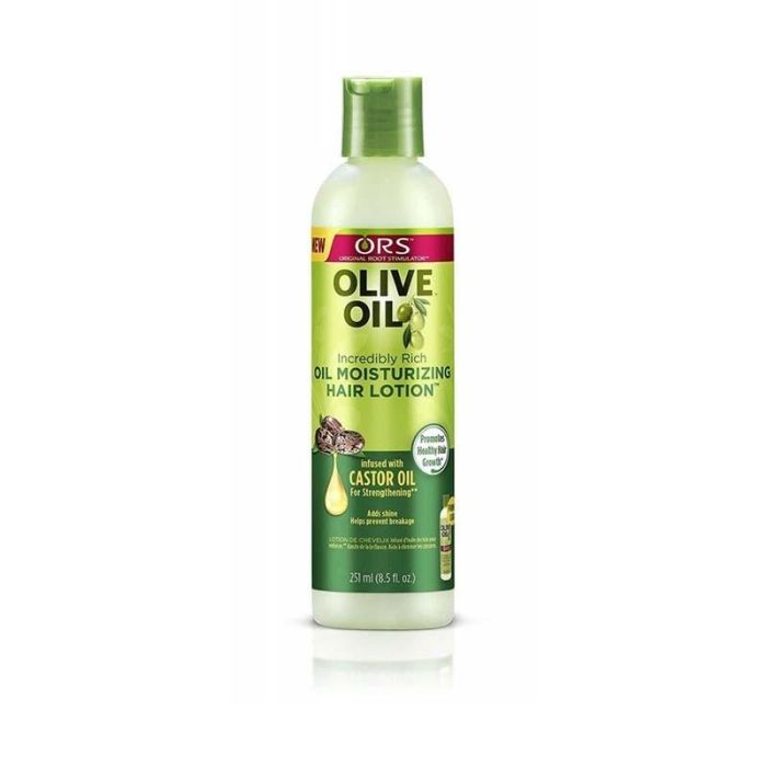 Organic Root Stimulator Loción Capilar Hidratante con Aceite de Oliva 251ml - Reparador de Daño por Calor y Mejora Elasticidad