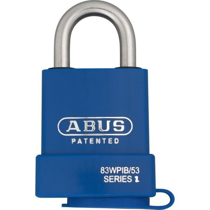 Candado resistente a la intemperie - ABUS - 83WPIB/53 Submariner - Arco de acero inoxidable - Cilindro intercambiable Candado resistente a la intemperie - ABUS - 83WPIB/53 Submariner - Arco de acero inoxidable - Cilindro intercambiable