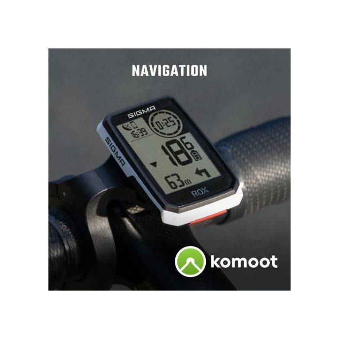 Sigma Sport ROX 2.0 - Ciclocomputador GPS Inalámbrico para Bicicleta con Navegación, Compatible con E-Bikes, Pantalla 2" (5,08 cm), Negro y Blanco - Ref. 01051 3 Sigma Sport ROX 2.0 - Ciclocomputador GPS Inalámbrico para Bicicleta con Navegación, Compatible con E-Bikes, Pantalla 2" (5,08 cm), Negro y Blanco - Ref. 01051 3