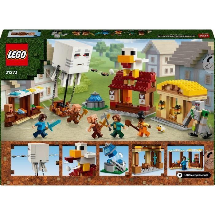 LEGO Minecraft 21273 Ghasts Attack the Village - Juego para niños de 10 años en adelante 5 LEGO Minecraft 21273 Ghasts Attack the Village - Juego para niños de 10 años en adelante 5