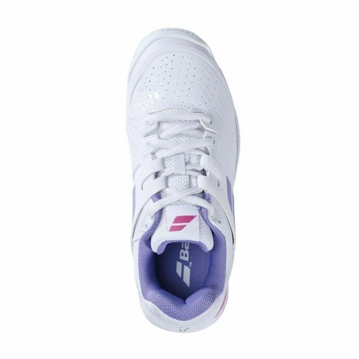 Zapatillas de Tenis para Niños Babolat Prop All Court Blanco 2 Zapatillas de Tenis para Niños Babolat Prop All Court Blanco 2
