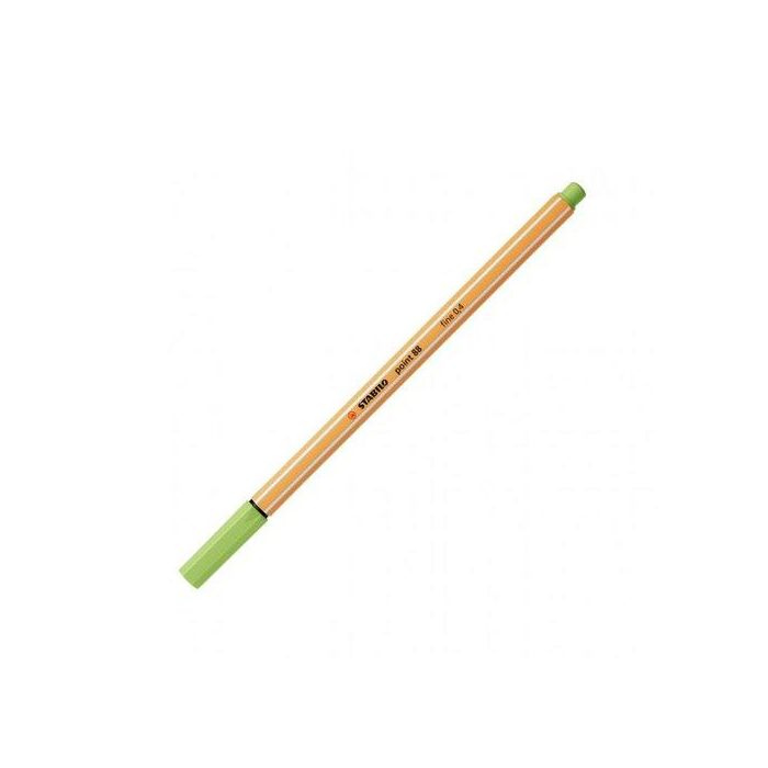 Rotulador Fibra Stabilo Point 88 Pistacho 10 unidades