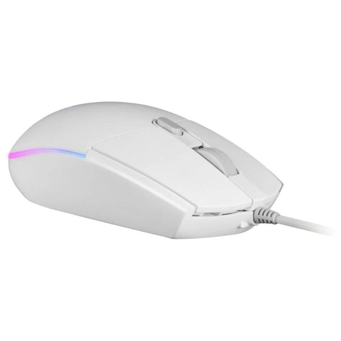Mars Gaming Ratón Gaming MMGW hasta 3200 DPI RGB Flow Blanco Precisión Total para Gaming 3