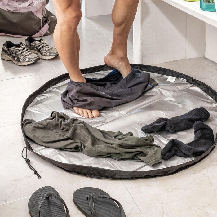 Esterilla para Vestuarios y Bolsa Impermeable 2 en 1 Gymbag InnovaGoods 0 Esterilla para Vestuarios y Bolsa Impermeable 2 en 1 Gymbag InnovaGoods 0