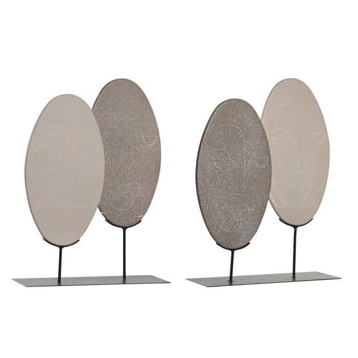 Decoracion Moderno DKD Home Decor Beige Marron Claro 8 x 35.5 x 27 cm (2 Unidades) Decoracion Moderno DKD Home Decor Beige Marron Claro 8 x 35.5 x 27 cm (2 Unidades)
