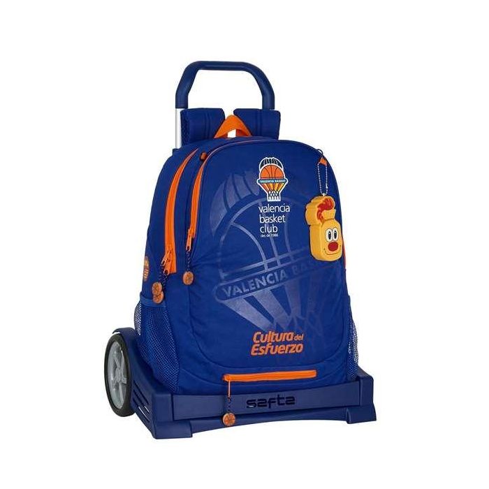 Mochila Escolar con Ruedas Evolution Valencia Basket 0 Mochila Escolar con Ruedas Evolution Valencia Basket 0