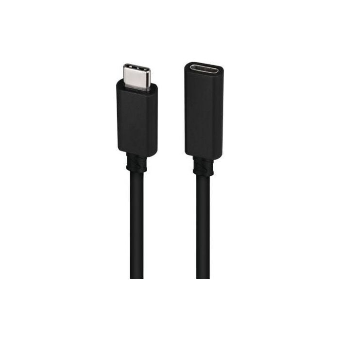 Nano Cable 10.01.4501 Cable Alargador USB Tipo-C 3.2 Macho-Hembra 20Gbps 100W 4K/60Hz Negro 1m 2 Nano Cable 10.01.4501 Cable Alargador USB Tipo-C 3.2 Macho-Hembra 20Gbps 100W 4K/60Hz Negro 1m 2
