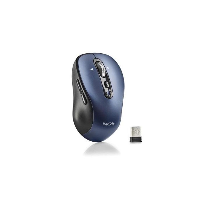 NGS Ratón Inalámbrico Infinity Rb Recargable, Multidispositivo 2.4GHz + Bluetooth 5.1, 6 Botones, Scroll Rápido, Ambidiestro, DPI Ajustable 0 NGS Ratón Inalámbrico Infinity Rb Recargable, Multidispositivo 2.4GHz + Bluetooth 5.1, 6 Botones, Scroll Rápido, Ambidiestro, DPI Ajustable 0