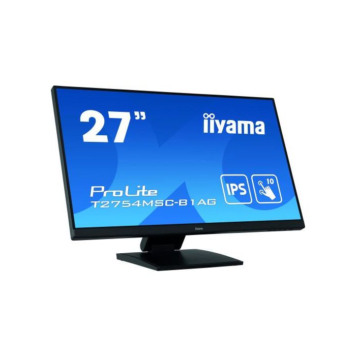 Iiyama Monitor Táctil 27" Full HD IPS T2754MSC-B1AG, Pantalla Táctil Capacitiva, 1920x1080, Altavoces, HDMI, VGA, USB 3.0, Ajuste de Altura 4 Iiyama Monitor Táctil 27" Full HD IPS T2754MSC-B1AG, Pantalla Táctil Capacitiva, 1920x1080, Altavoces, HDMI, VGA, USB 3.0, Ajuste de Altura 4