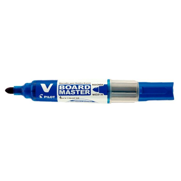 Rotulador Pilot V Board Master Para Pizarra Blanca Azul Tinta Liquida Trazo 2,3 mm 10 unidades 1