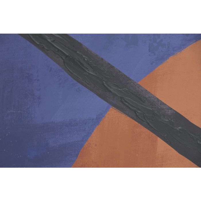 DKD Home Decor Cuadro Moderno Azul Naranja 4 x 120 x 90 cm (2 Unidades)