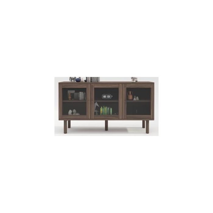 DKD Home Decor Buffet Moderno Kith 75 x 140 x 40 cm Cristal y MDF
